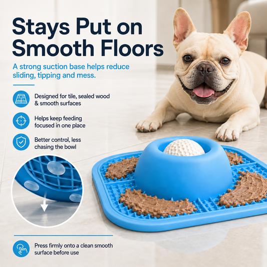 Calm Bowl rolling ball dome keeps dogs engaged